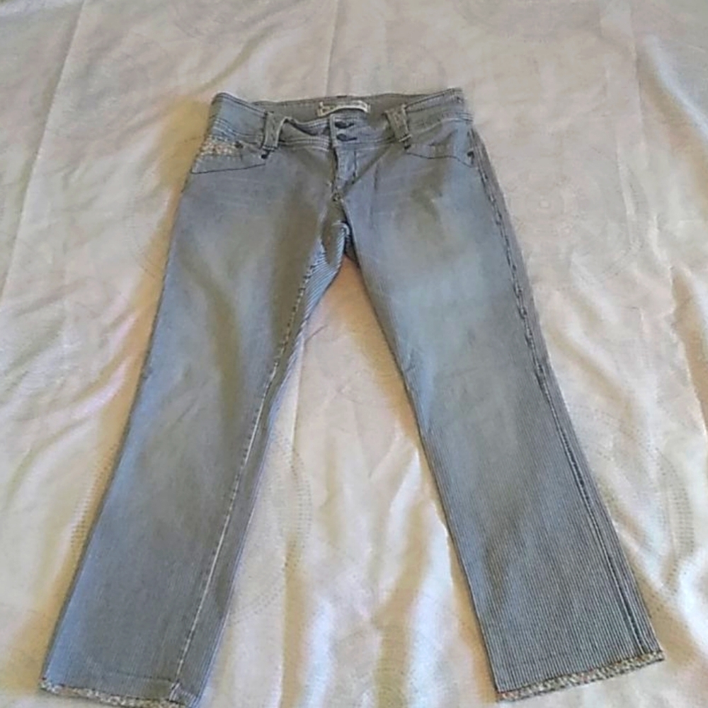 Express bohemian striped jeans